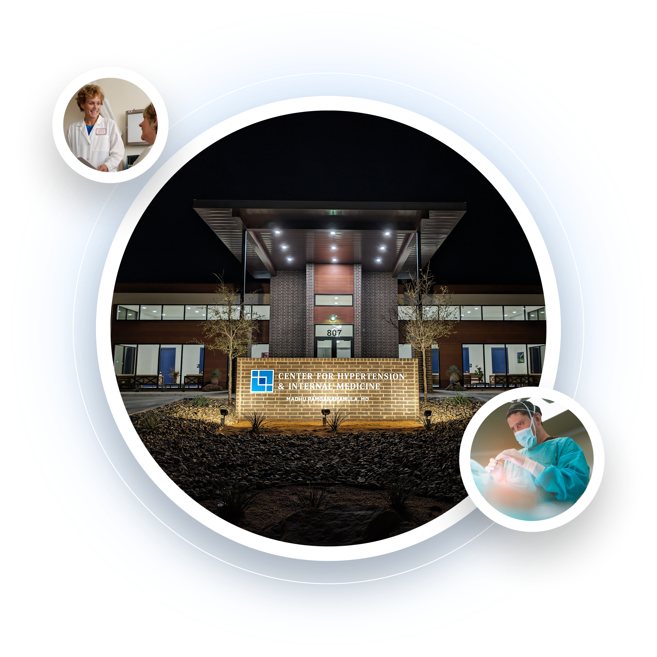 Illustration of a healthy heart and medical chart